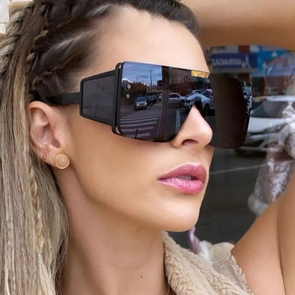 Unisex Square Luxury Sunglasses UV400 Vintage Glasses main image 10